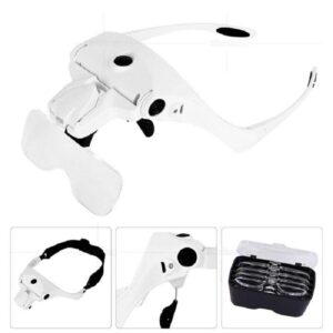 Lupa Manos Libres Vincha Recargable Usb Luz Led Hobbies