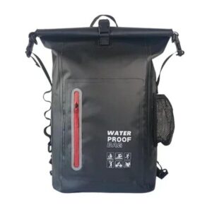 Mochila Impermeable Dry Bag 25l Estanca Kayak Camping Moto Negro