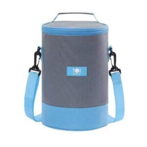 Lunchera Bolso Térmico Cooler Conservadora Camping Escolar Celeste